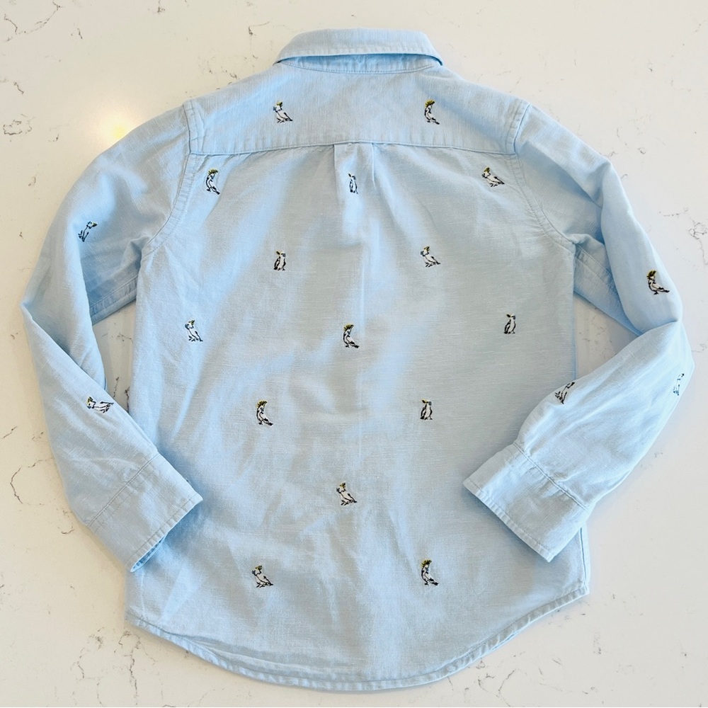 Janie and Jack Boys Button-Up Shirt - Picture 2 of 4